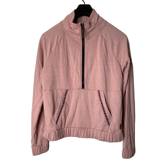 Smartwool Tops - SmartWool 1/2 Zip Pullover Sweatshirt Merino Wool pink Women's size medium